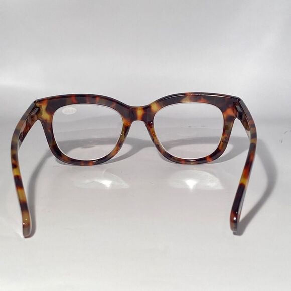 1138 Mona Reading Glasses 1.75 Sq Eyeglasses Tortoise Frames Readers NWT - Picture 5 of 9